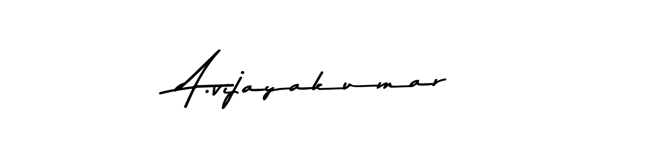 The best way (Asem Kandis PERSONAL USE) to make a short signature is to pick only two or three words in your name. The name A.vijayakumar include a total of six letters. For converting this name. A.vijayakumar signature style 9 images and pictures png