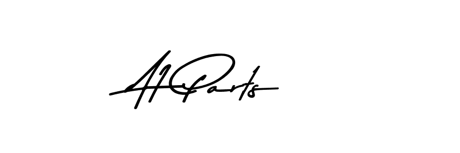 Create a beautiful signature design for name A1 Parts . With this signature (Asem Kandis PERSONAL USE) fonts, you can make a handwritten signature for free. A1 Parts  signature style 9 images and pictures png