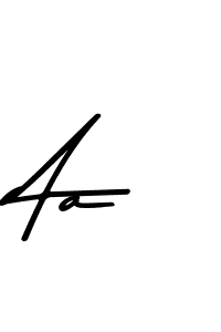 How to make Aa signature? Asem Kandis PERSONAL USE is a professional autograph style. Create handwritten signature for Aa name. Aa signature style 9 images and pictures png