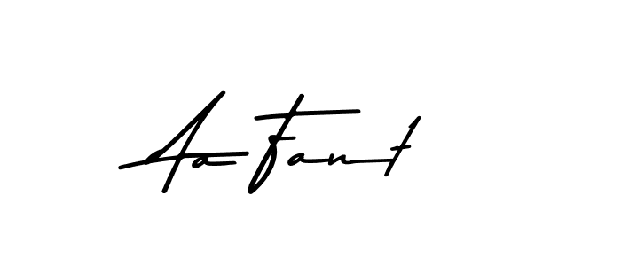 Aa Fant stylish signature style. Best Handwritten Sign (Asem Kandis PERSONAL USE) for my name. Handwritten Signature Collection Ideas for my name Aa Fant. Aa Fant signature style 9 images and pictures png