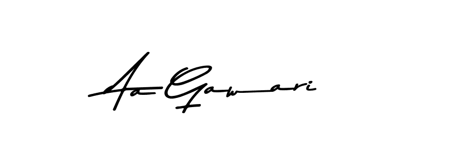 if you are searching for the best signature style for your name Aa Gawari. so please give up your signature search. here we have designed multiple signature styles  using Asem Kandis PERSONAL USE. Aa Gawari signature style 9 images and pictures png