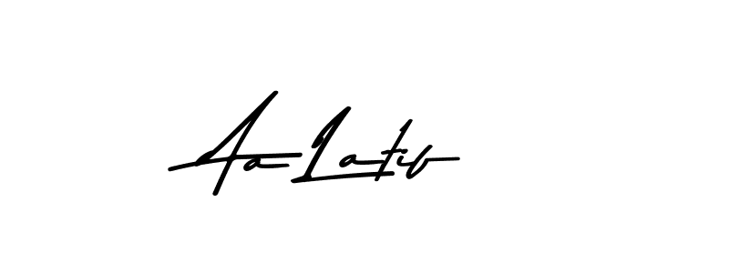 Make a beautiful signature design for name Aa Latif. Use this online signature maker to create a handwritten signature for free. Aa Latif signature style 9 images and pictures png