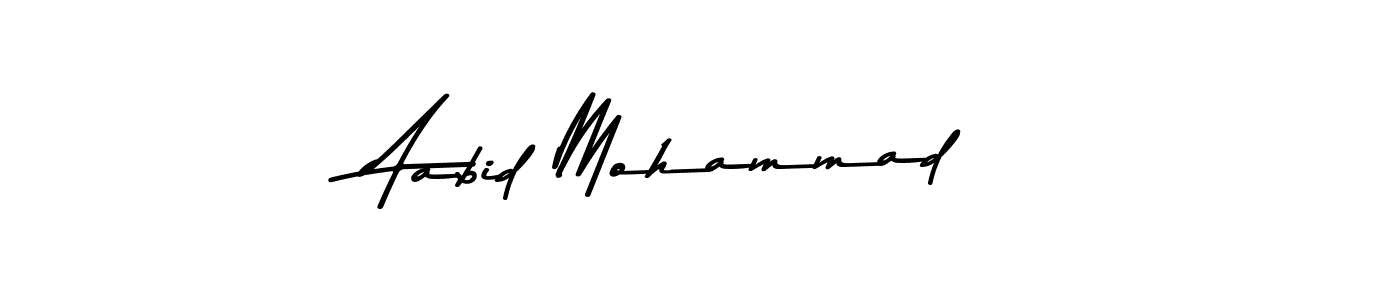 Use a signature maker to create a handwritten signature online. With this signature software, you can design (Asem Kandis PERSONAL USE) your own signature for name Aabid Mohammad. Aabid Mohammad signature style 9 images and pictures png