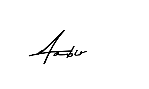 How to make Aabir name signature. Use Asem Kandis PERSONAL USE style for creating short signs online. This is the latest handwritten sign. Aabir signature style 9 images and pictures png
