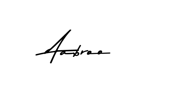 You can use this online signature creator to create a handwritten signature for the name Aabroo. This is the best online autograph maker. Aabroo signature style 9 images and pictures png