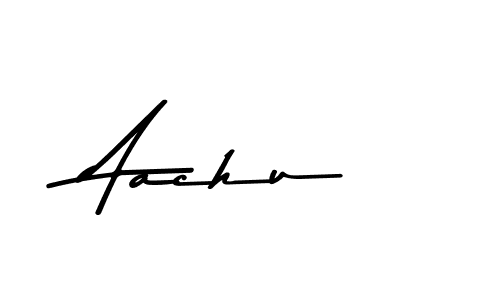 Make a beautiful signature design for name Aachu. With this signature (Asem Kandis PERSONAL USE) style, you can create a handwritten signature for free. Aachu signature style 9 images and pictures png