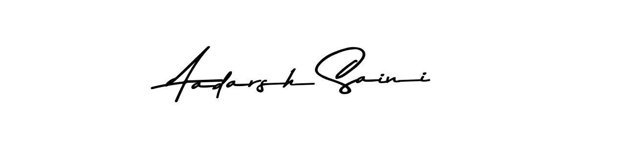 Create a beautiful signature design for name Aadarsh Saini. With this signature (Asem Kandis PERSONAL USE) fonts, you can make a handwritten signature for free. Aadarsh Saini signature style 9 images and pictures png