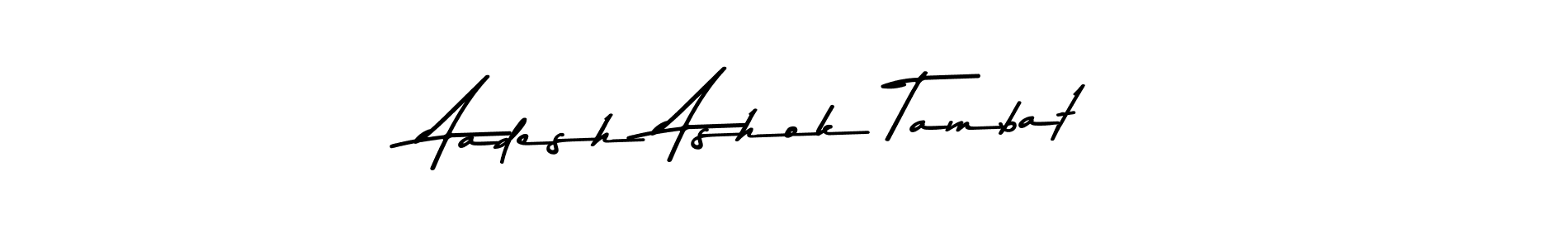 Similarly Asem Kandis PERSONAL USE is the best handwritten signature design. Signature creator online .You can use it as an online autograph creator for name Aadesh Ashok Tambat. Aadesh Ashok Tambat signature style 9 images and pictures png