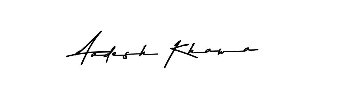 Similarly Asem Kandis PERSONAL USE is the best handwritten signature design. Signature creator online .You can use it as an online autograph creator for name Aadesh Khawa. Aadesh Khawa signature style 9 images and pictures png