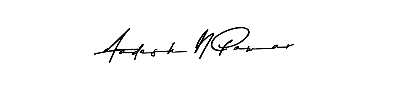 Also we have Aadesh N Pawar name is the best signature style. Create professional handwritten signature collection using Asem Kandis PERSONAL USE autograph style. Aadesh N Pawar signature style 9 images and pictures png