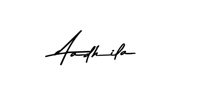 Asem Kandis PERSONAL USE is a professional signature style that is perfect for those who want to add a touch of class to their signature. It is also a great choice for those who want to make their signature more unique. Get Aadhila name to fancy signature for free. Aadhila signature style 9 images and pictures png