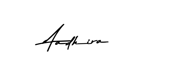 Make a beautiful signature design for name Aadhira. With this signature (Asem Kandis PERSONAL USE) style, you can create a handwritten signature for free. Aadhira signature style 9 images and pictures png