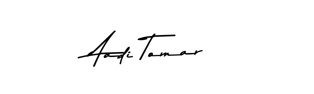 Here are the top 10 professional signature styles for the name Aadi Tomar. These are the best autograph styles you can use for your name. Aadi Tomar signature style 9 images and pictures png