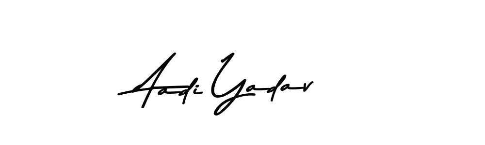 The best way (Asem Kandis PERSONAL USE) to make a short signature is to pick only two or three words in your name. The name Aadi Yadav include a total of six letters. For converting this name. Aadi Yadav signature style 9 images and pictures png