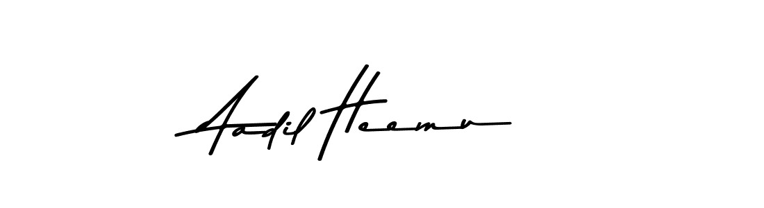 Design your own signature with our free online signature maker. With this signature software, you can create a handwritten (Asem Kandis PERSONAL USE) signature for name Aadil Heemu. Aadil Heemu signature style 9 images and pictures png