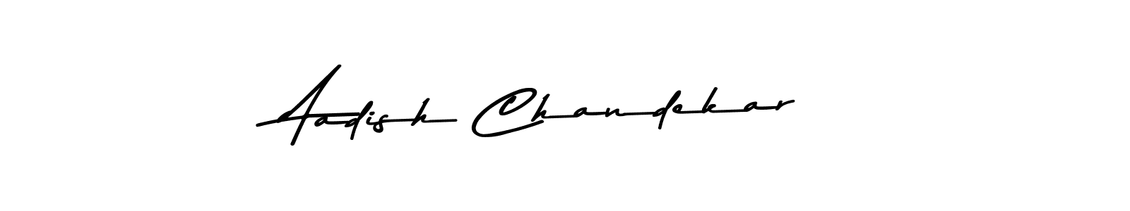 How to make Aadish Chandekar signature? Asem Kandis PERSONAL USE is a professional autograph style. Create handwritten signature for Aadish Chandekar name. Aadish Chandekar signature style 9 images and pictures png