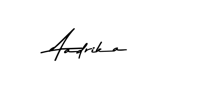 How to make Aadrika signature? Asem Kandis PERSONAL USE is a professional autograph style. Create handwritten signature for Aadrika name. Aadrika signature style 9 images and pictures png