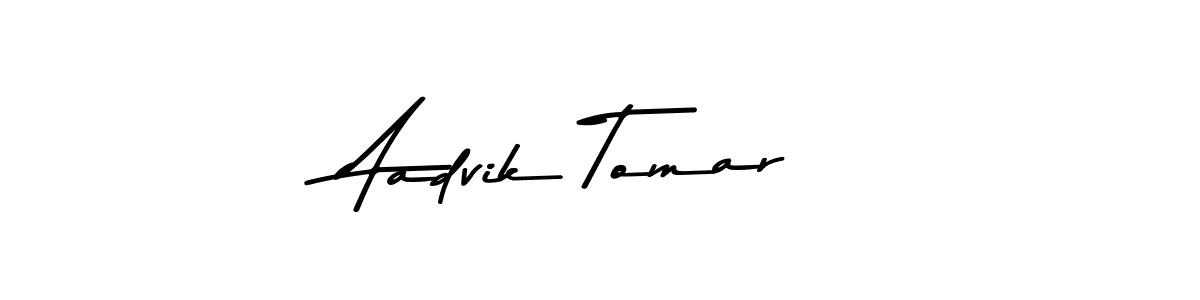 Asem Kandis PERSONAL USE is a professional signature style that is perfect for those who want to add a touch of class to their signature. It is also a great choice for those who want to make their signature more unique. Get Aadvik Tomar name to fancy signature for free. Aadvik Tomar signature style 9 images and pictures png