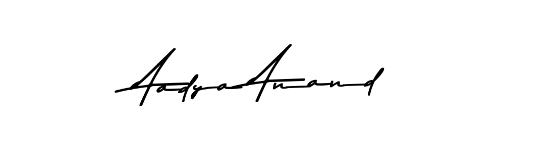 The best way (Asem Kandis PERSONAL USE) to make a short signature is to pick only two or three words in your name. The name Aadya Anand include a total of six letters. For converting this name. Aadya Anand signature style 9 images and pictures png