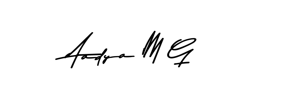 Here are the top 10 professional signature styles for the name Aadya M G. These are the best autograph styles you can use for your name. Aadya M G signature style 9 images and pictures png