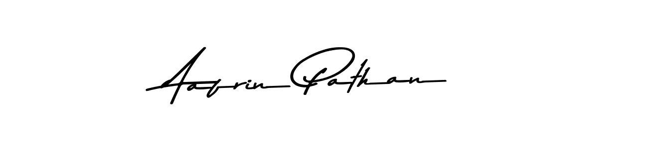 Design your own signature with our free online signature maker. With this signature software, you can create a handwritten (Asem Kandis PERSONAL USE) signature for name Aafrin Pathan. Aafrin Pathan signature style 9 images and pictures png