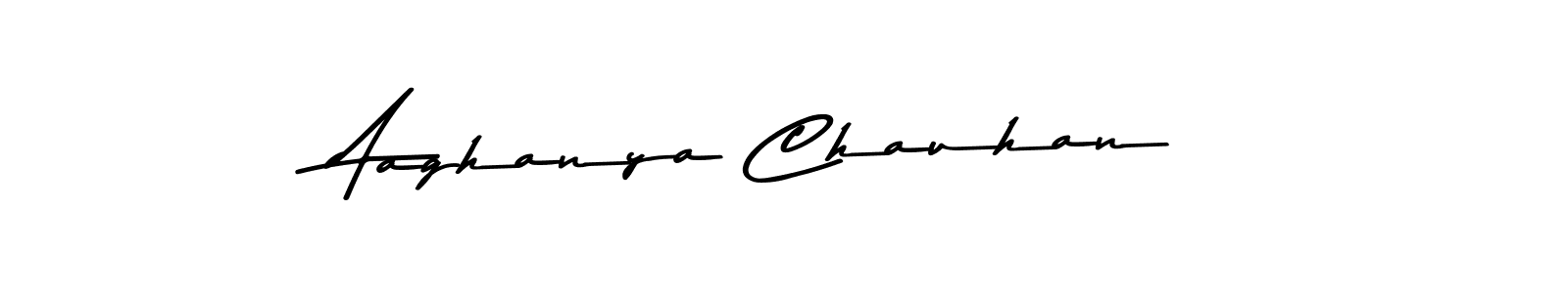 The best way (Asem Kandis PERSONAL USE) to make a short signature is to pick only two or three words in your name. The name Aaghanya Chauhan include a total of six letters. For converting this name. Aaghanya Chauhan signature style 9 images and pictures png