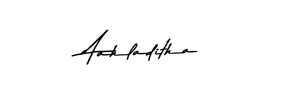 Also we have Aahladitha name is the best signature style. Create professional handwritten signature collection using Asem Kandis PERSONAL USE autograph style. Aahladitha signature style 9 images and pictures png