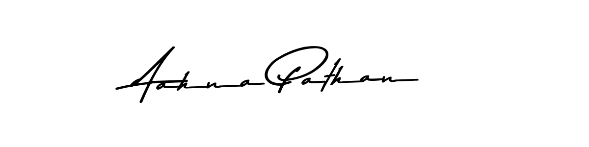 The best way (Asem Kandis PERSONAL USE) to make a short signature is to pick only two or three words in your name. The name Aahna Pathan include a total of six letters. For converting this name. Aahna Pathan signature style 9 images and pictures png
