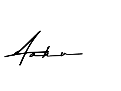 Aahu stylish signature style. Best Handwritten Sign (Asem Kandis PERSONAL USE) for my name. Handwritten Signature Collection Ideas for my name Aahu. Aahu signature style 9 images and pictures png