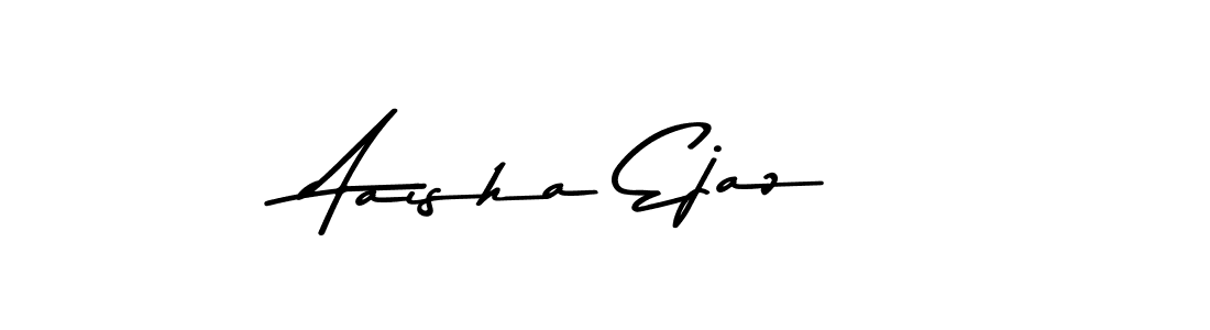 The best way (Asem Kandis PERSONAL USE) to make a short signature is to pick only two or three words in your name. The name Aaisha Ejaz include a total of six letters. For converting this name. Aaisha Ejaz signature style 9 images and pictures png