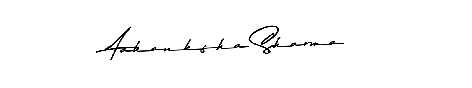 Aakanksha Sharma stylish signature style. Best Handwritten Sign (Asem Kandis PERSONAL USE) for my name. Handwritten Signature Collection Ideas for my name Aakanksha Sharma. Aakanksha Sharma signature style 9 images and pictures png