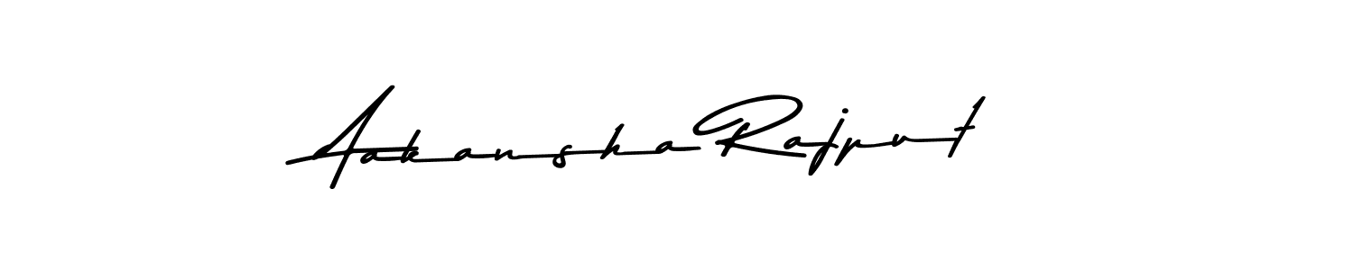 Make a beautiful signature design for name Aakansha Rajput. With this signature (Asem Kandis PERSONAL USE) style, you can create a handwritten signature for free. Aakansha Rajput signature style 9 images and pictures png