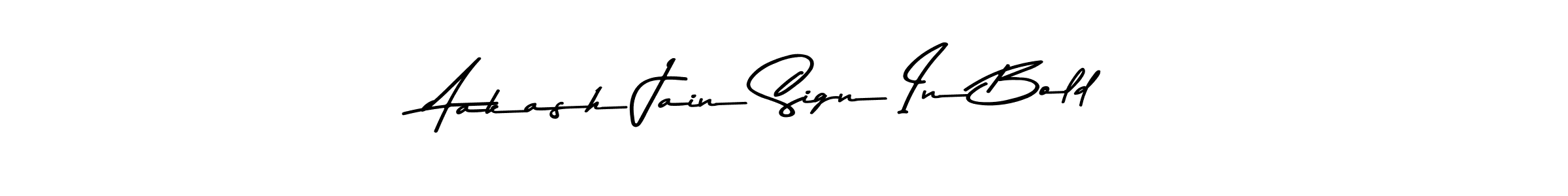 Design your own signature with our free online signature maker. With this signature software, you can create a handwritten (Asem Kandis PERSONAL USE) signature for name Aakash Jain Sign In Bold. Aakash Jain Sign In Bold signature style 9 images and pictures png