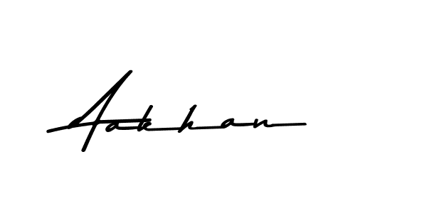Make a beautiful signature design for name Aakhan. With this signature (Asem Kandis PERSONAL USE) style, you can create a handwritten signature for free. Aakhan signature style 9 images and pictures png