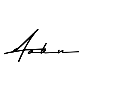 Use a signature maker to create a handwritten signature online. With this signature software, you can design (Asem Kandis PERSONAL USE) your own signature for name Aakn. Aakn signature style 9 images and pictures png