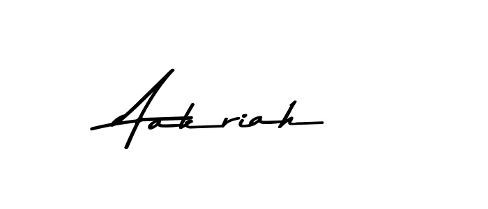Also we have Aakriah name is the best signature style. Create professional handwritten signature collection using Asem Kandis PERSONAL USE autograph style. Aakriah signature style 9 images and pictures png