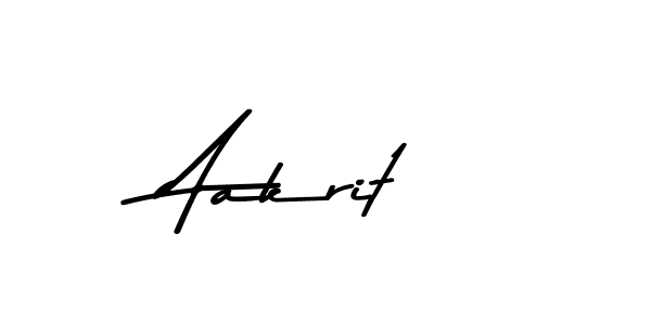 Create a beautiful signature design for name Aakrit. With this signature (Asem Kandis PERSONAL USE) fonts, you can make a handwritten signature for free. Aakrit signature style 9 images and pictures png