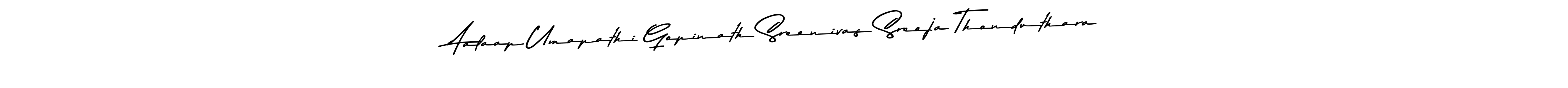 How to make Aalaap Umapathi Gopinath Sreenivas Sreeja Thonduthara signature? Asem Kandis PERSONAL USE is a professional autograph style. Create handwritten signature for Aalaap Umapathi Gopinath Sreenivas Sreeja Thonduthara name. Aalaap Umapathi Gopinath Sreenivas Sreeja Thonduthara signature style 9 images and pictures png