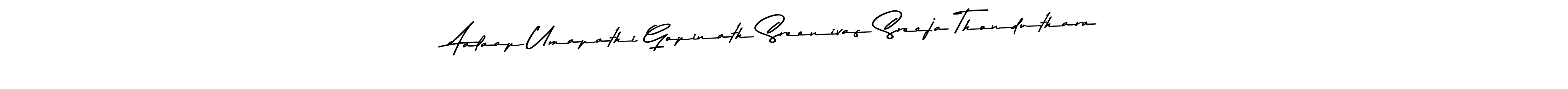 Here are the top 10 professional signature styles for the name Aalaap Umapathi Gopinath Sreenivas Sreeja Thonduthara. These are the best autograph styles you can use for your name. Aalaap Umapathi Gopinath Sreenivas Sreeja Thonduthara signature style 9 images and pictures png