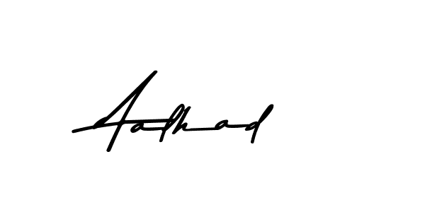 Design your own signature with our free online signature maker. With this signature software, you can create a handwritten (Asem Kandis PERSONAL USE) signature for name Aalhad. Aalhad signature style 9 images and pictures png