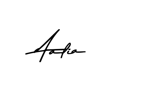 Design your own signature with our free online signature maker. With this signature software, you can create a handwritten (Asem Kandis PERSONAL USE) signature for name Aalia. Aalia signature style 9 images and pictures png