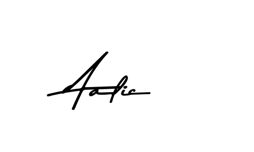 Make a beautiful signature design for name Aalic. With this signature (Asem Kandis PERSONAL USE) style, you can create a handwritten signature for free. Aalic signature style 9 images and pictures png