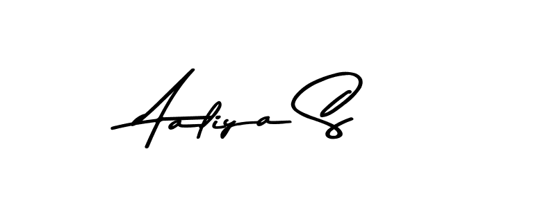 Here are the top 10 professional signature styles for the name Aaliya S. These are the best autograph styles you can use for your name. Aaliya S signature style 9 images and pictures png
