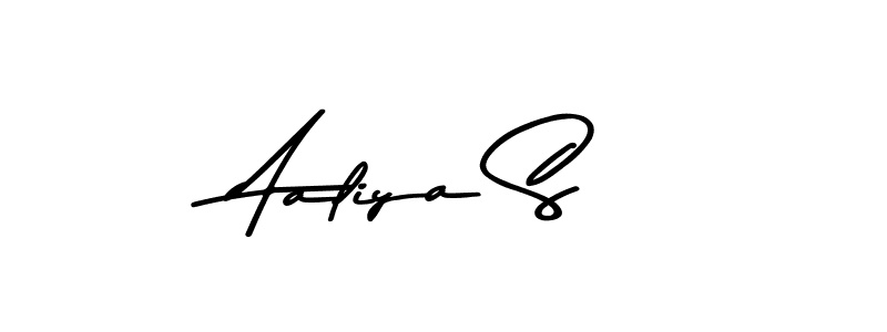 Here are the top 10 professional signature styles for the name Aaliya S. These are the best autograph styles you can use for your name. Aaliya S signature style 9 images and pictures png