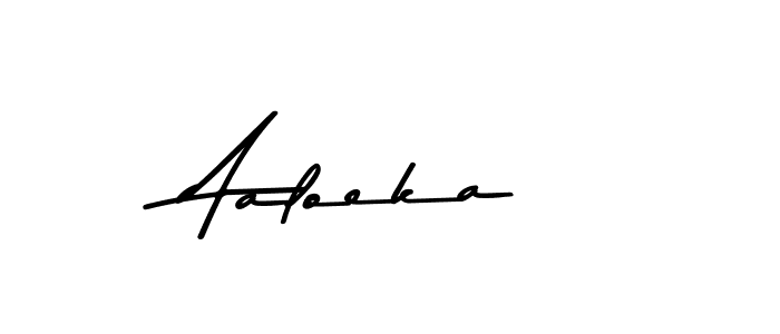 How to make Aaloeka signature? Asem Kandis PERSONAL USE is a professional autograph style. Create handwritten signature for Aaloeka name. Aaloeka signature style 9 images and pictures png