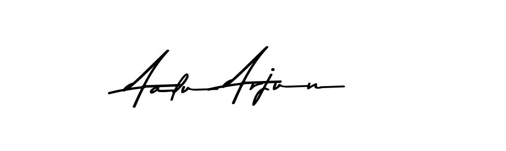 Here are the top 10 professional signature styles for the name Aalu Arjun. These are the best autograph styles you can use for your name. Aalu Arjun signature style 9 images and pictures png