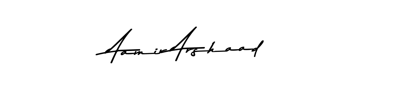 This is the best signature style for the Aamir Arshaad name. Also you like these signature font (Asem Kandis PERSONAL USE). Mix name signature. Aamir Arshaad signature style 9 images and pictures png