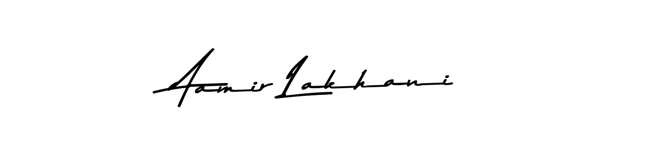 How to make Aamir Lakhani signature? Asem Kandis PERSONAL USE is a professional autograph style. Create handwritten signature for Aamir Lakhani name. Aamir Lakhani signature style 9 images and pictures png