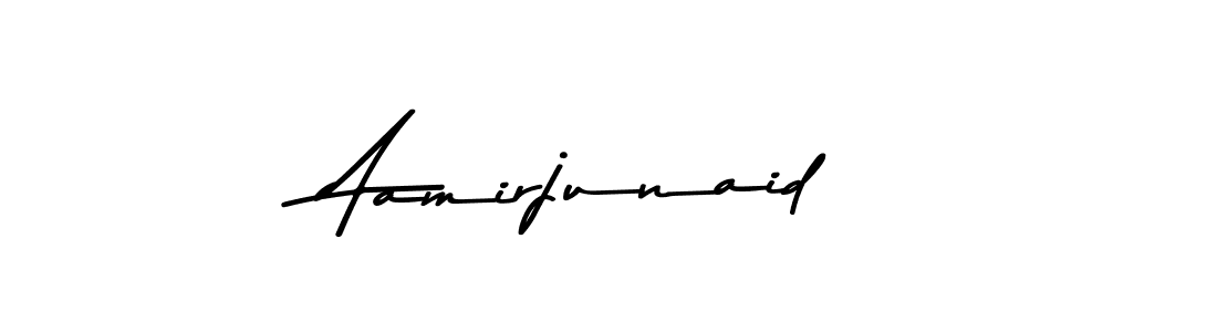 The best way (Asem Kandis PERSONAL USE) to make a short signature is to pick only two or three words in your name. The name Aamirjunaid include a total of six letters. For converting this name. Aamirjunaid signature style 9 images and pictures png