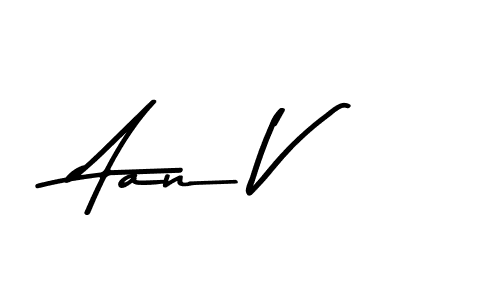 This is the best signature style for the Aan V name. Also you like these signature font (Asem Kandis PERSONAL USE). Mix name signature. Aan V signature style 9 images and pictures png